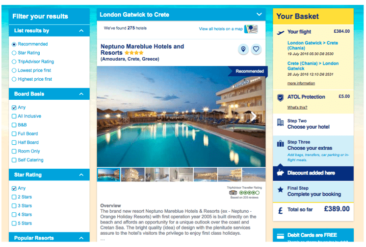 Trip advisor social proof